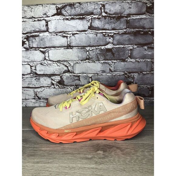 Hoka One One Elevon 2 Mental Health Sand Camelia Running Shoes Men 14M US/49 1/3 - Picture 3 of 16